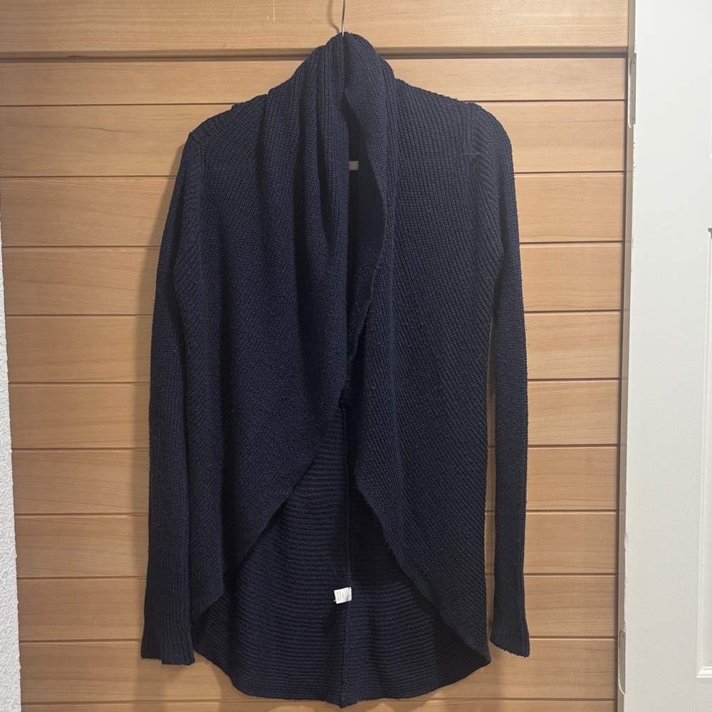 Express Navy Open Front Cardigan